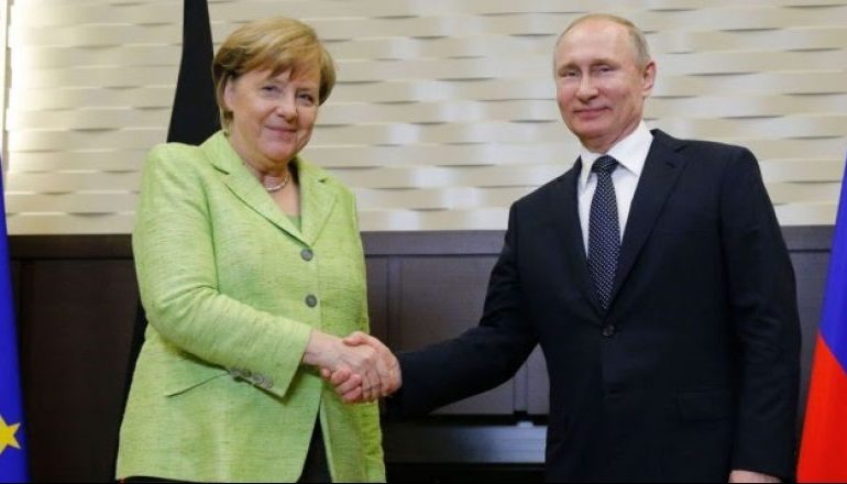 TENSIONET NË LINDJEN E MESME/ Merkel takon Putin