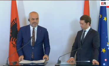 VIDEO/ Rama merr mbështetje nga kancelari austriak: Viena zyrtare PRO Shqipërisë në BE