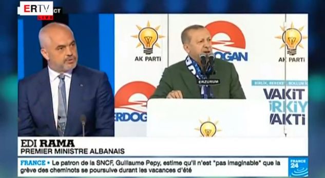 INTERVISTA NË FRANCE 24/ Influenca turke në Shqipëri? Rama: Është thjesht një lidhje miqësore…