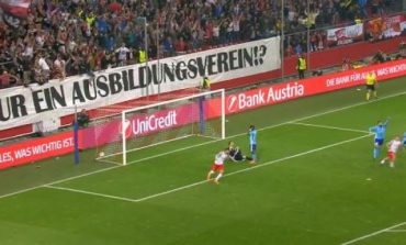 Shënohet goli i dytë në Austri, hapet ndeshja mes Salzburgut dhe Marseille (VIDEO)