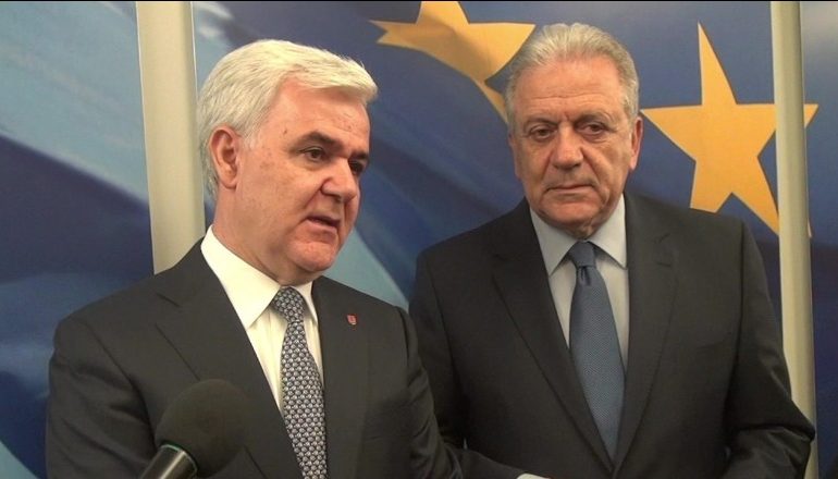 BRUKSEL/ Ministri Xhafaj takim me Komisionerin Avramopulos: Rezultatet e policisë shqiptare…