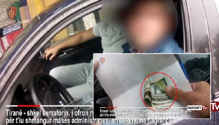 Shkeli semaforin e TENTOI të korruptojë policët me 2 MIJE LEKE/ Si ra NË KURTH, 23 vjeçari nga Tirana… (VIDEO)