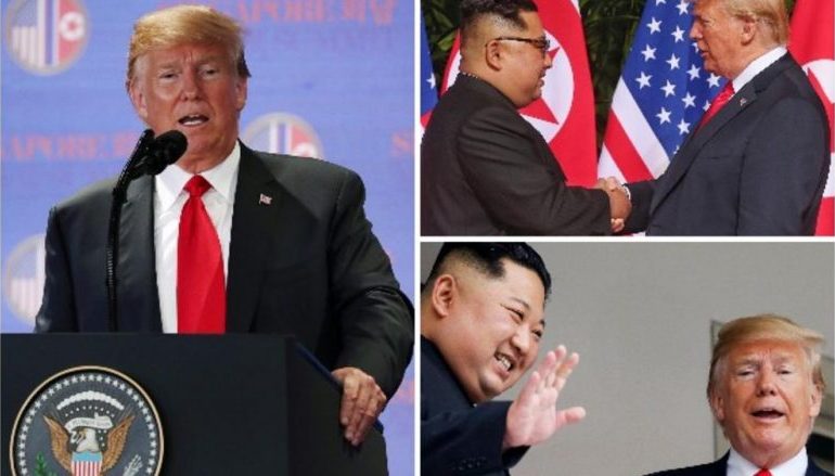 Trump, pas takimit me Kim Jong-Un: Çdokush mund të bëjë luftë, por vetëm të guximshmit e sjellin paqen (VIDEO)