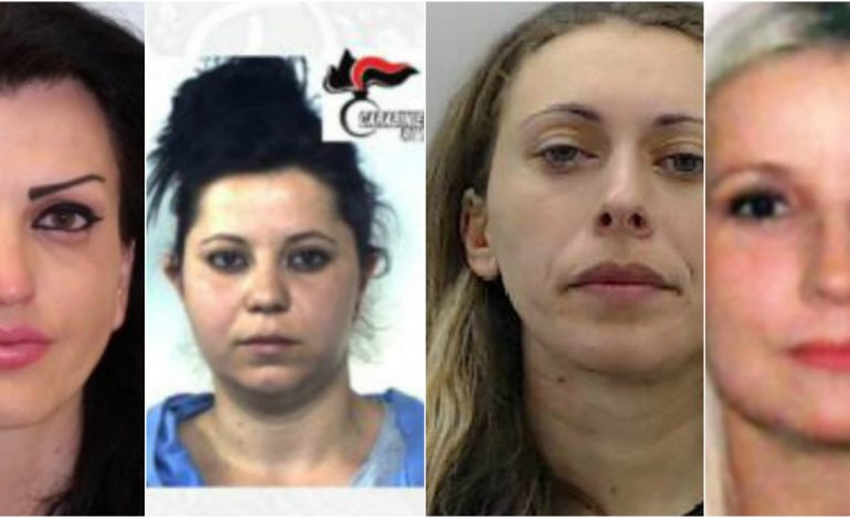 GRABITJE DHE TRAFIK DROGE/ Të gjitha femrat shqiptare të përfshira në BANDAT KRIMINALE, brenda dhe jashtë vendit (FOTO)