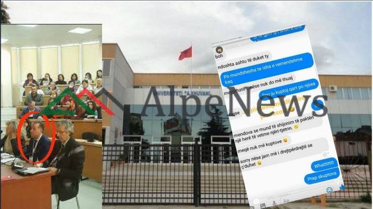 “MA JEP NJEHERE TE JAP PROVIMIN”/ Tjetër SKANDAL në Elbasan, pedagogu kërkon “FAVORE SEKSUALE” në këmbim të notës (FOTO)