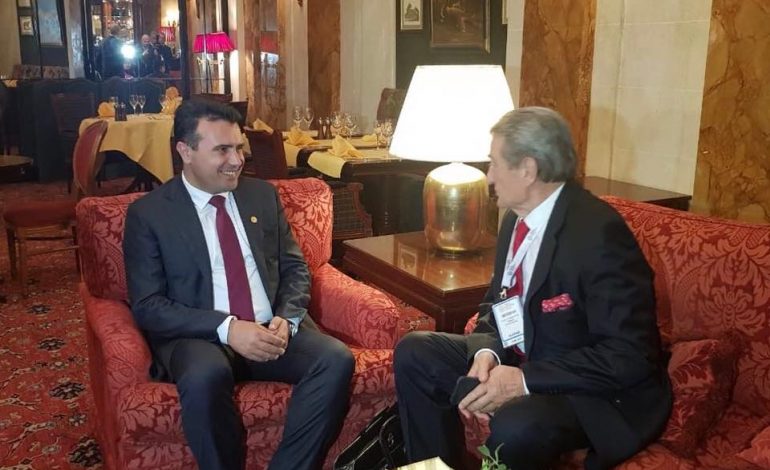Berisha TAKOHET me Zaev: Diskutuam për vendimet e rëndësishme të Maqedonisë…