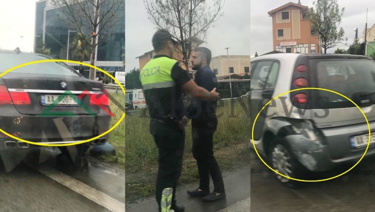 AKSIDENT NË AUTOSTRADË/ 4 MAKINA bëhen “PËRSHESH” me njëra tjetrën. Shoferët tentojnë të … (FOTO)