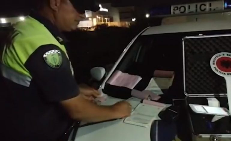 VIDEO/ “Me 164 e ke këtë zotëri”, policia bën “kërdinë” mbrëmjen e djeshme
