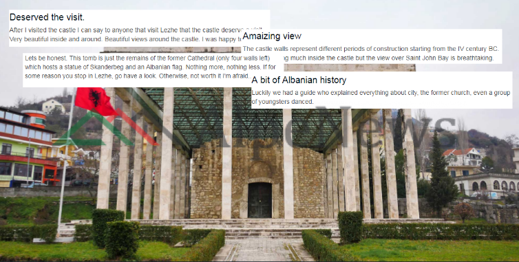 LEZHA NË SYTË E TURISTËVE/ Komentet për qytetin. Nga “problem mbeturinat” tek “varri ishte…”