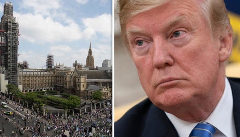 Trump vizitë dy ditore në Britani, eviton Londrën dhe protestat