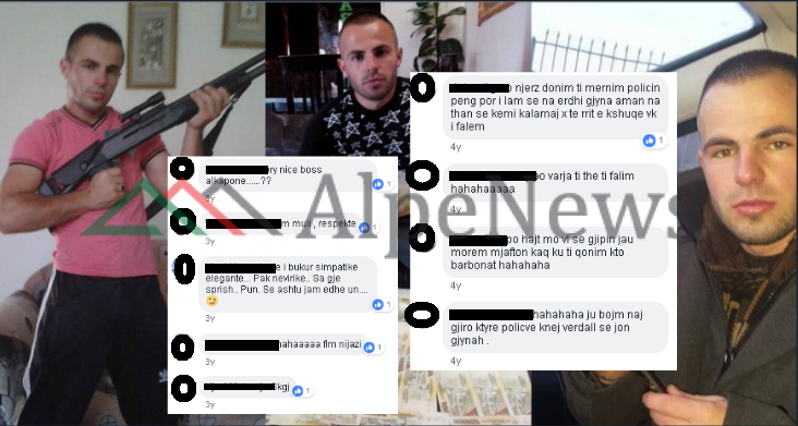 “Je ALKAPONE o vlla”/ Detajet e REJA: Vilson Brahaj foto me makinë POLICIE, çfarë i komentonin shokët…