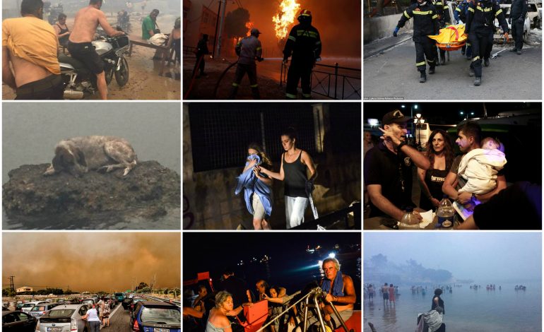 FOTOGALERI/ Tragjedia në Greqi përmes FOTOVE, tmerri që përjetuan banorët dhe viktimat që… (PAMJET)