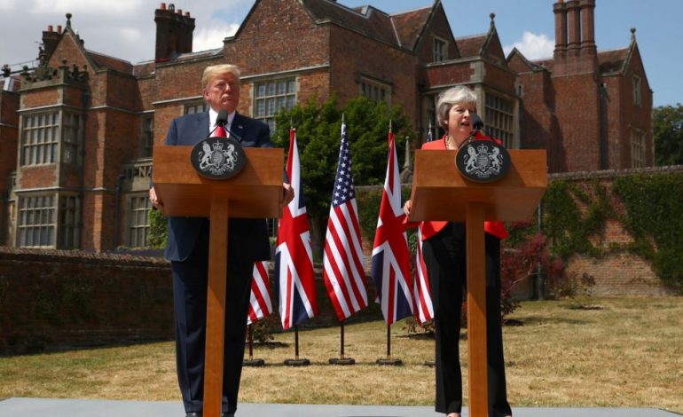 VIZITA HISTORIKE E PRESIDENTIT AMERIKAN/ Trump-May: Marrëdhënia me Britaninë e “domosdoshme”