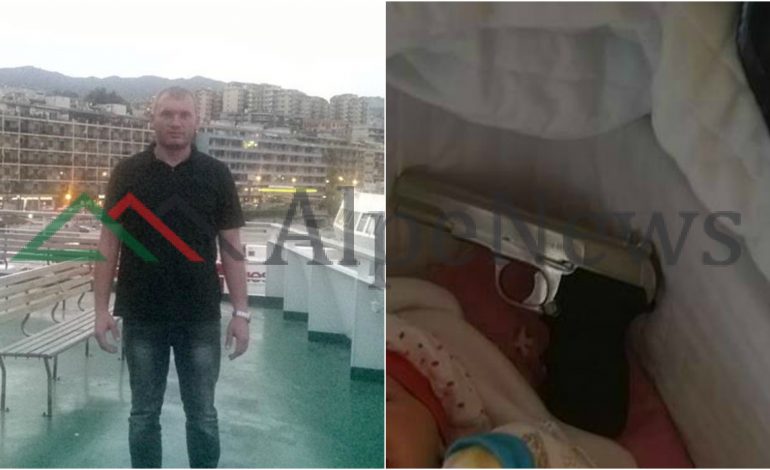 TRONDITI VLORËN PASI QËLLOI ME ARMË POLICINË/ Gaqo Gjini, postonte FOTON e fëmijës me pistoletën te… (NGJARJA)