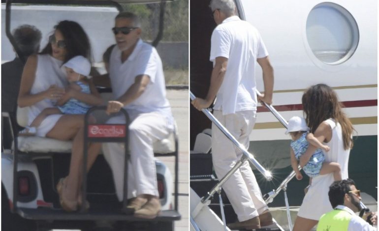 George Clooney shfaqet për herë të parë pas aksidentit të frikshëm