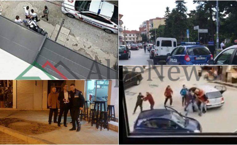 SHERRET E TË RINJVE NË MES TË QYTETIT/ Nga PLAGOSJA para Bashkisë, tek konflikti për një FEMËR tek… (FOTO)