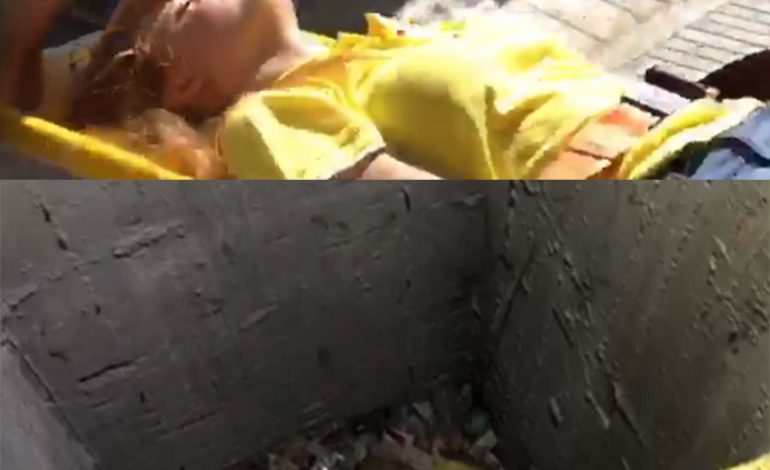 “Po më del gjak”/ Vajza që RA në gropën e ashensorit në Sarandë, nxirret dhe po… (VIDEO)