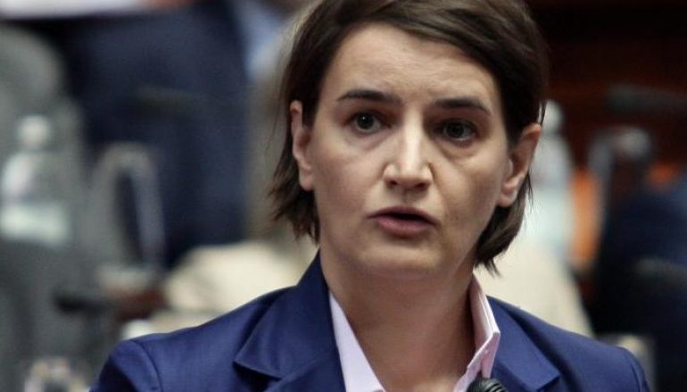 Kryeministrja serbe Brnabiç: Prishtina po pengon çdo dialog serioz