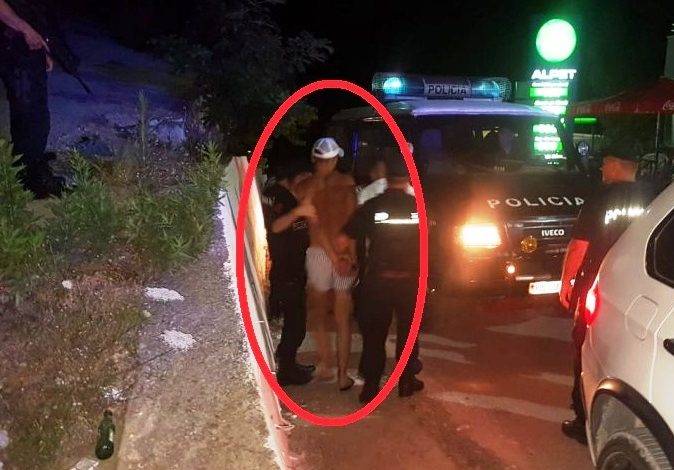 QËLLOI ME PISTOLETË NË LOKALIN NË DHËRMI/ Pamjet e ARRESTIMIT të Rei Vrapit. Del nga BMW me shapka… (FOTO)