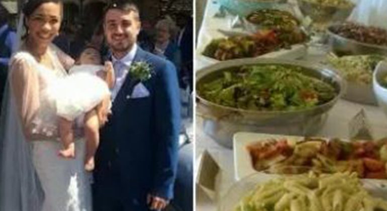 Nusja dhe dhëndri përdorin ushqimin e mbetur, u’a shërbyen 140 mysafirëve të dasmës