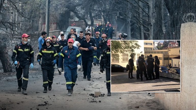 Zjarret në Greqi/ Familjarët renden drejt morgut, shuhen shpresat për të zhdukurit