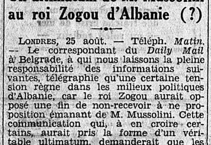DOKUMENTI I RRALLË/ Shtatë ultimatumet që Musolini i dha Mbretit Zog, pse i refuzoi