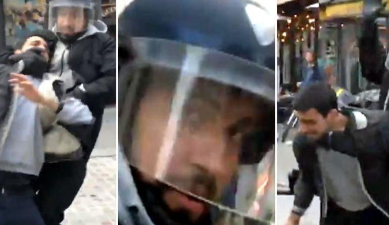 DHUNOI PROTESTUESIT DUKE I RRAHUR/ Pezullohet truproja i Presidentit Macron. Nuk arriti të…