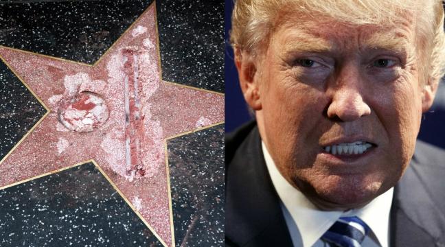 “MASAKRA” E YLLIT TË TRUMP/ Pllaka e Presidentit amerikan bëhet copash. Vandalët e dëmtojnë me… (FOTO)