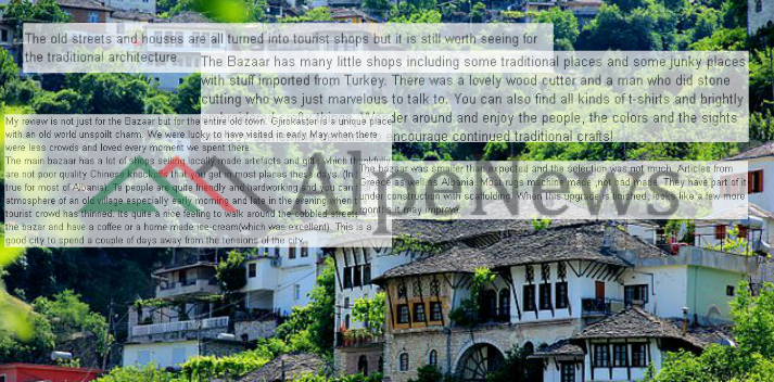 KOMENTET E TURISTËVE/ Çfarë mendojnë të huajt për Gjirokastrën: Nga “vetëm produkte greke” tek “rrugët”…