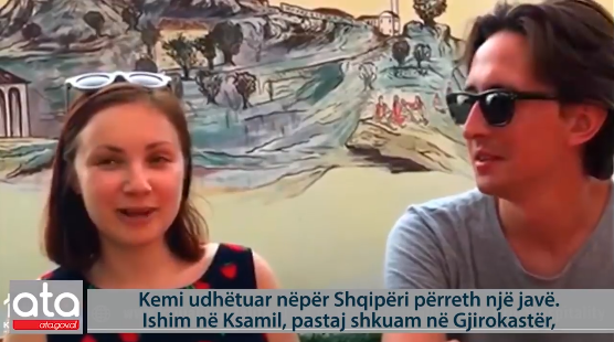 VIZITAT NË QYTETIN E KRUJËS/ VIDEO: Turistët rusë tregojnë çfarë pëlqyen nga historia dhe…