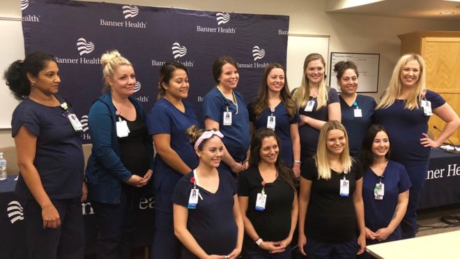 16 FËMIJË NË TË NJËJTËN KOHË/ Spitali i Arizonës me 16 infermiere shtatzëna. Duhet të jetë faji i ujit…