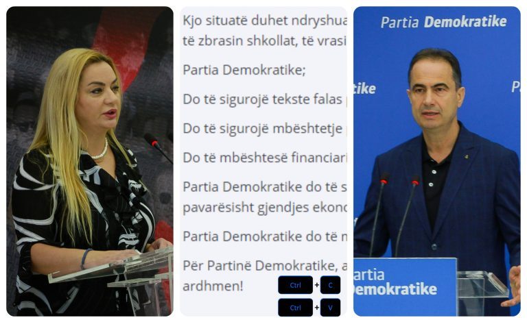 PD NË KRIZË PËR IDE/ Vokshi dhe Boçi shpalosin “vizionin” për arsimin, me një deklaratë copy-paste (FOTO)