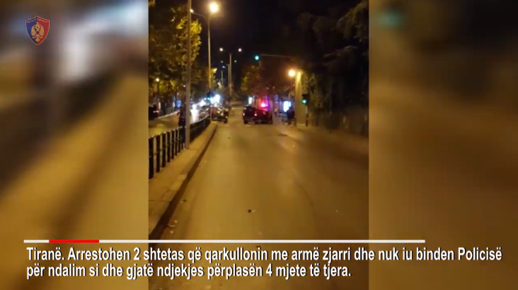 NDJEKJE NGA POLICIA DHE AKSIDENT I 7-FISHTË/ Pamjet: Ja si i kapi POLICIA DY “kapot” që qëlluan dhe pastaj…