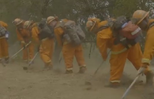 ZJARRET NË KALIFORNI/ Edhe të burgosurit në luftë me flakët (VIDEO)