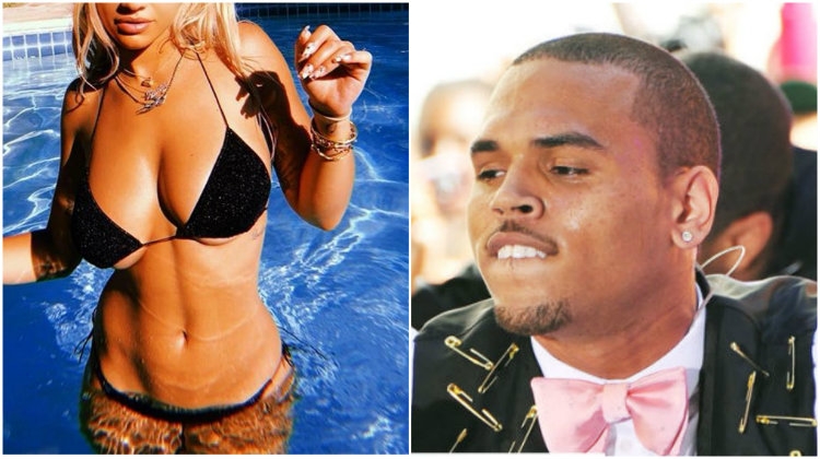 Këngëtarja shqiptare poston këtë foto "hot" me bikini/  Chris Brown mbetet pa fjalë dhe  i komenton (FOTO)