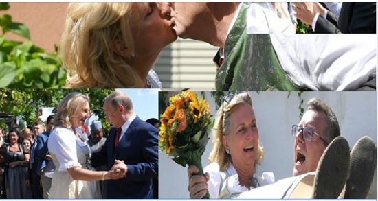 Dasma e “pazakontë” e ministres së Jashtme të Austrisë në moshën 53-vjeçare, ku ishte i ftuar edhe Vladimir Putin (FOTO)