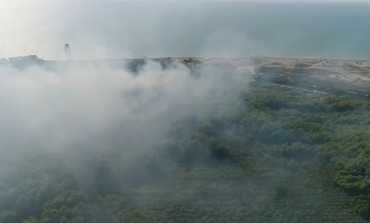 PAMJET ME DRON/ Shihni pyllin e Semanit të mbuluar nga tymi, operacioni i FA-ve (Video)