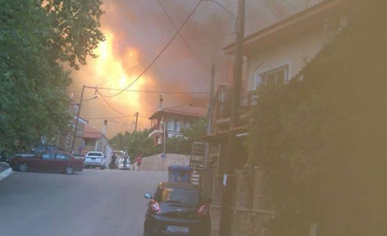 SËRISH ZJARR NË GREQI/ Urdhër për evakuim në ishullin Evia