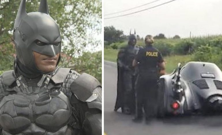 Policja ndalon Batmanin në Kanada, arsyeja do t’iu habisë