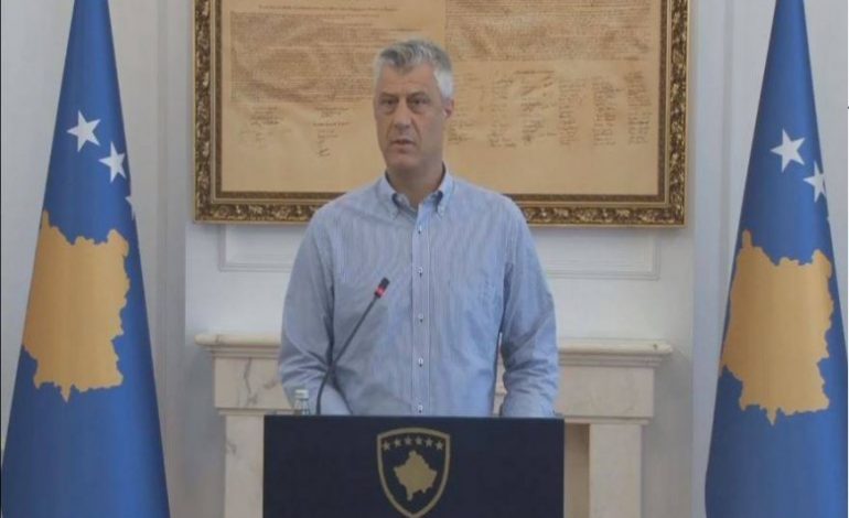 “KORRIGJIMI I KUFIJVE”/ Thaçi nga presidenca: Nuk do hapet kutia e Panodorës (LIVE)