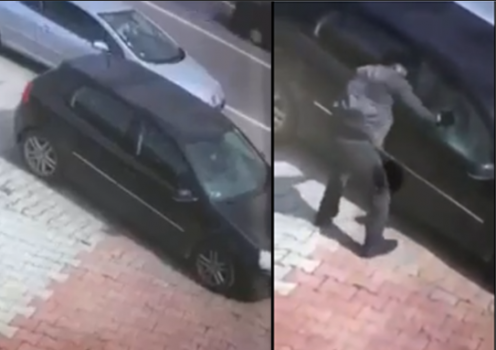 VJEDHJE SI NË FILMA/ HajdutËt sulmojnë makinën e gazetares në Kosovë (VIDEO)