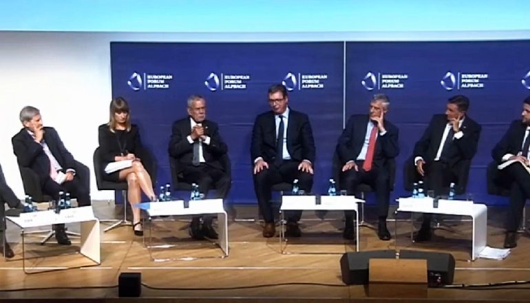 FORUMI “ALPBACH”/ Nis takimi Thaçi-Vuçiç: Pavarësisht pakënaqësive, duhet të bisedojmë