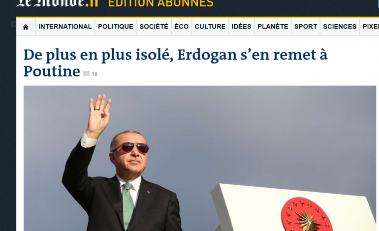 ANALIZA E LE MONDE/ Erdogan gjithnjë e më i izoluar, po dorëzohet tek Putin