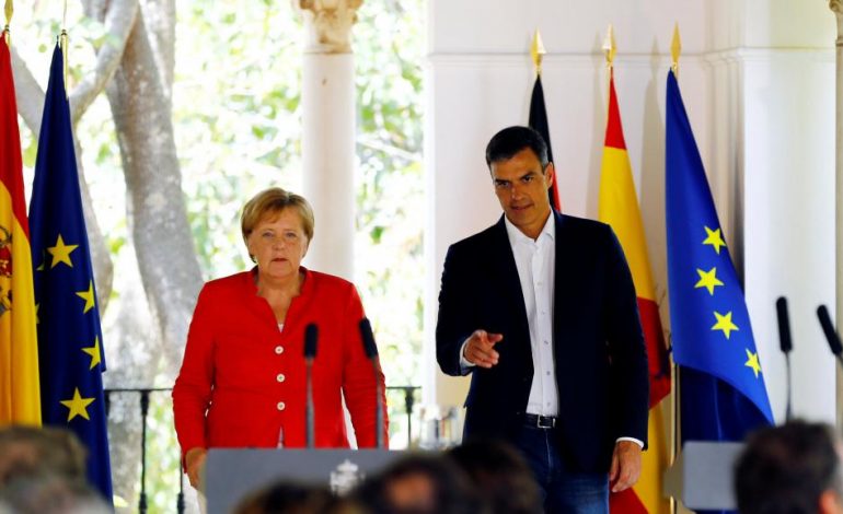 MBËSHTETJA PËR MAROKUN/ Sanchez dhe Merkel bien dakord për çështjen e emigracionit