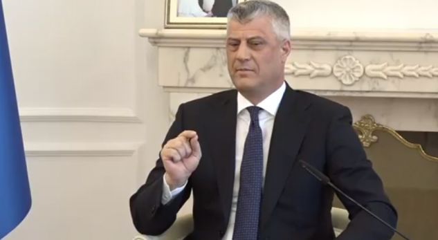 DEBATI PËR KUFIJTË/ Thaçi: Fundi i dialogut në mes të Kosovës dhe Serbisë duhet të përmbyllet me anëtarësim të Kosovës në…