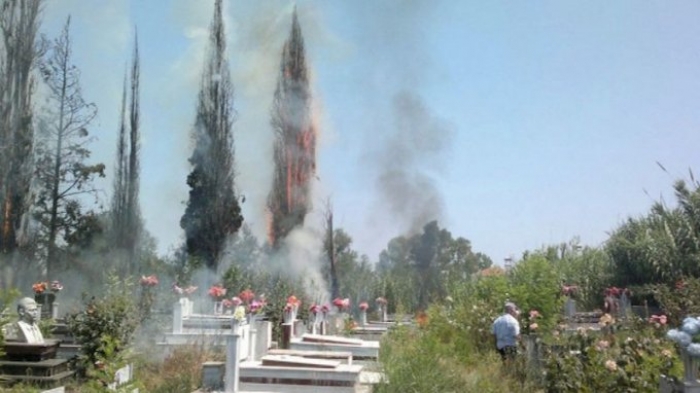 ZJARR NË GJIROKASTËR/ Përfshihen nga flakët varrezat në fshatin Valarë