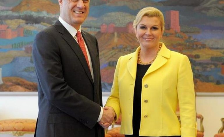TAKIMI NË OKB/ Presidentja kroate kundër propozimit të Thaçit: Kufijtë e Ballkanit janë gdhendur në gur