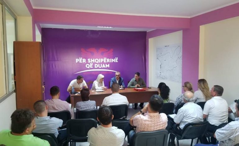 LEZHA GATI PËR ZGJEDHJE/ Ndreu dhe ministrja Nikolla TAKIM me strukturat e PS
