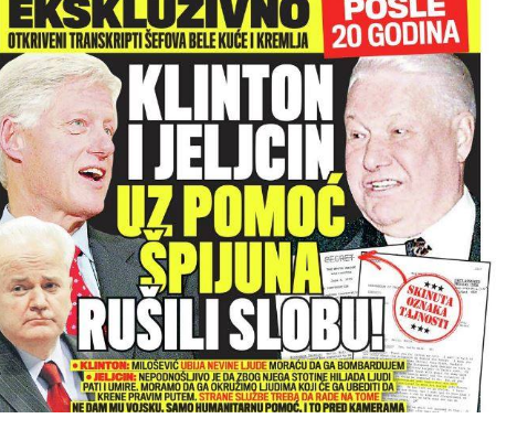 GAZETA SERBE/ Marrëveshja sekrete e SHBA-së me RUSINË për eleminimin e Millosheviçit