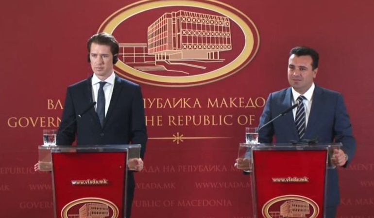 SHKUP/ Në mbështetje të referendumit edhe kancelari austriak